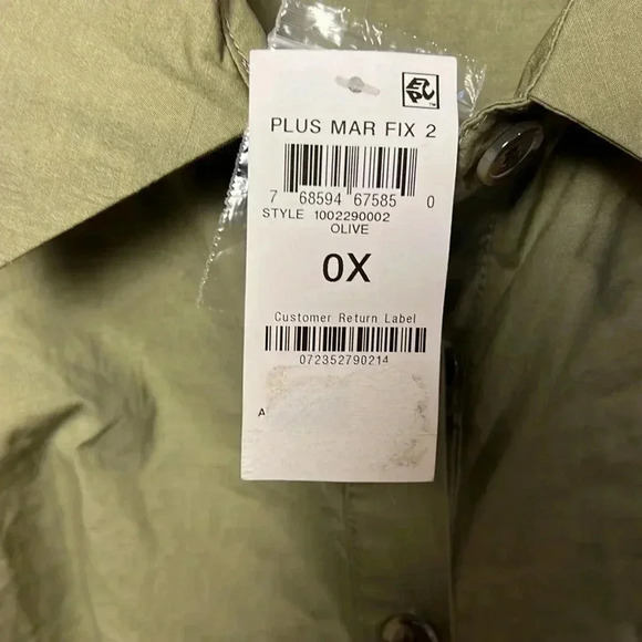 NWT GREEN AND NOW THIS DRESS‎ SIZE 0X - Picture 3 of 8